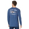 Salty Crew Bruce L/S Tee NavyHeather L - Men's Fashion