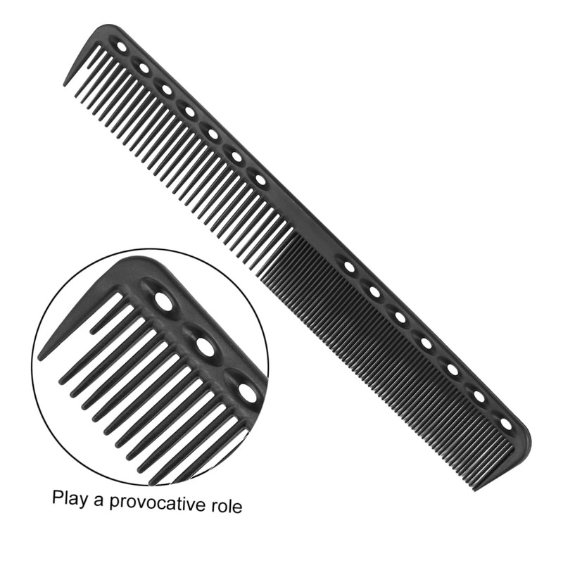 Ipetboom 12pcs Haircut Supplies Carbon Fiber Combs Hair Cutting Comb