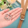 sourcing map 4Pcs Metal Roller Buckles, 20mm (0.8-inch) Glides Slider