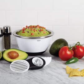 OXO 1071851 Stainless Steel Mixing Bowl (Small), White