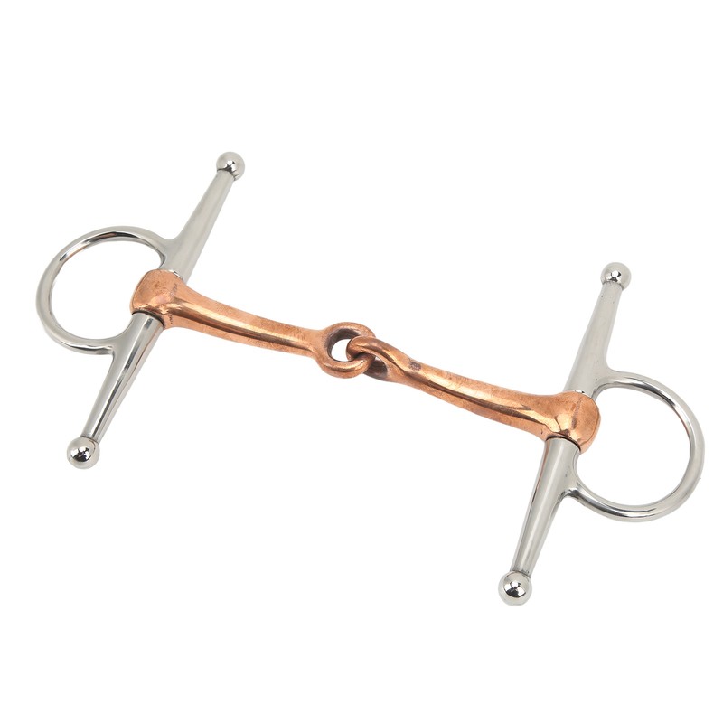Horse Full Cheek Snaffle Stainless Steel Ring Snaffle Bit for