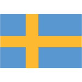3x5 Sweden Polyester Indoor or Outdoor Flag, More Than 200+ 3x5 Foot (90x150 cm) International Flags Available