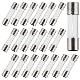 BOJACK F10AL125V Fusibles de vidrio de soplado rápido de 5 x 20 mm, 10 A 125 V, 0.2 x 0.78 pulgadas, 10 amperios, 125 voltios (paquete de 20)