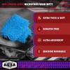 AIDEA AIDEA Car Wash Mitt Microfiber, 1PK Scratch Free Lint-Free,