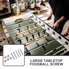 Kisangel 12pcs Foosball Screws Nuts Foosball Table Fastener Table Stability