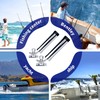 smartmarine 316 Stainless Steel Boat Fishing Rod Holder 360 Degree