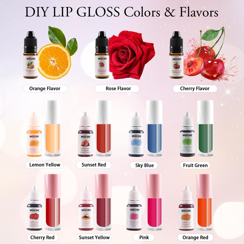 MOCIKE DIY lip gloss making kit for Girl Gifts -