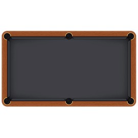 Accuplay 19 oz Pre Cut Pool Table Felt - Billiard Cloth Gray for 8' Table