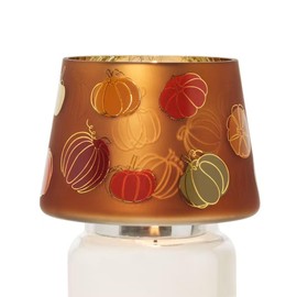 Yankee Candle Flickering Pumpkins Large Glass Jar Candle Shade/Topper