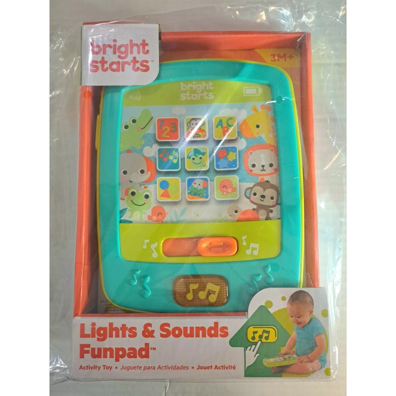 Bright Starts Lights & Sounds Fun pad Activity Toy NEW