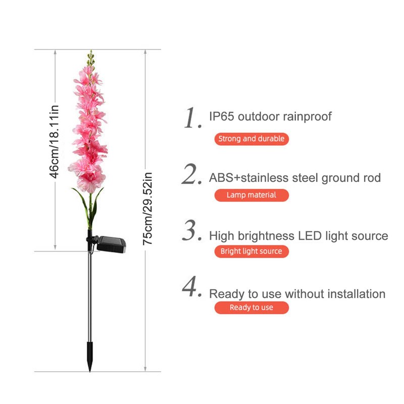 Innovative Lawn Lamp Solar Powered LED Decorative Light for Outdoor