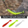 VGOL Pack of 50 Artificial Baits Paddle Tail Soft Plastic