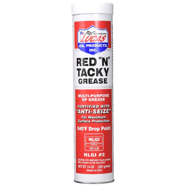 Lucas Oil 10005-60-10PK Red Tacky Grease (10/14Oz)