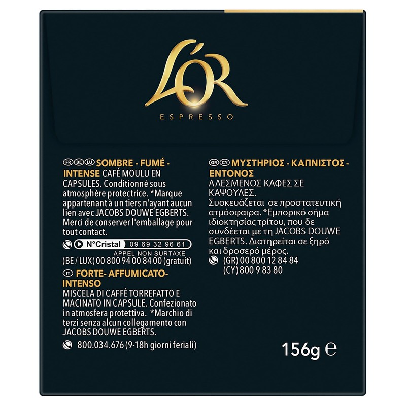 L'OR Espresso Onyx 30pk x5