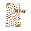 Fall Nail Art Stickers Fallen Leaves Nail Art Decals 6Sheets