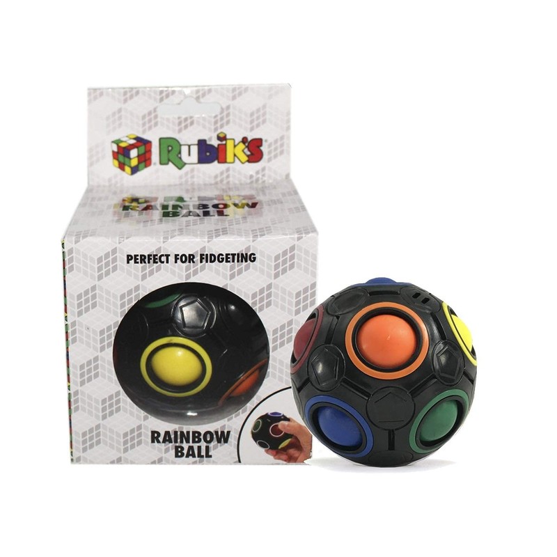 Rubik's Cube Rainbow Ball Color Matching Puzzle, Fun Addictive Educational