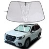 Windshield Sun Shade Compatible with Subaru Forester 2019-2024 Foldable Front