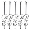 VEVOR Staircase Metal Balusters, 44'' x 1/2" Galvanized Steel Decorative