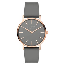 Liebeskind Berlin LT-0405-LQ IP Rose Gold Watch, Rose Gold Grey, Strap.