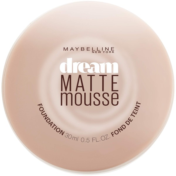Maybelline Dream Matte Mousse Foundation, Natural Beige [2.5], 0.64 oz (Pack of 3)