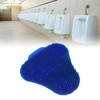 Triangular Anti Splash Urinal Screen Mats, Blue, Deodorizing Scented Design