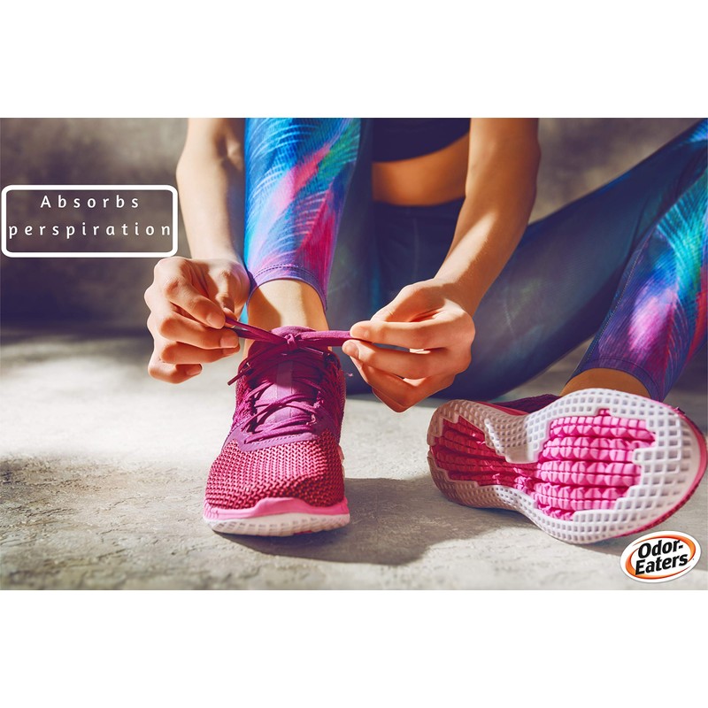 Odor-Eaters Trainer Tamers, Odour-Destroying, Super Strength Insoles, for Active wear,
