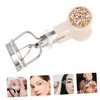WOONEKY Rhinestone Eyelash Curler Wide Mouth for Eyelash Separator Tool