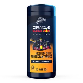 Armor All Podium Series™ Hybrid Ceramic Medium Shine Protectant Wipes, 25 Count, Interior Car Wipes Developed in Collaboration With Oracle Red Bull Racing