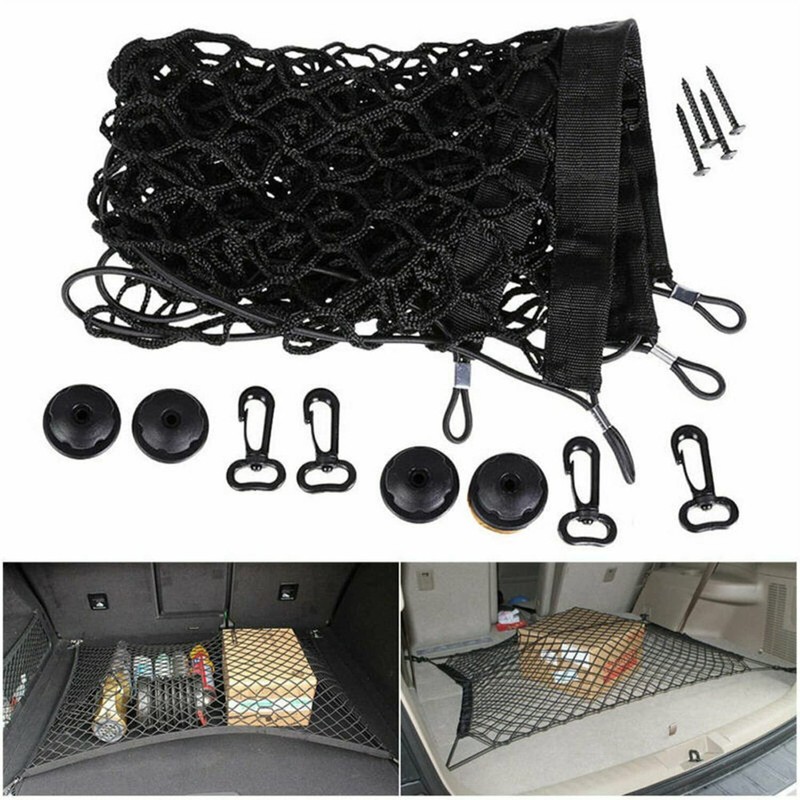 Yotsuba Cargo Net Stretchable, Car Exterior Accessories, Universal Adjustable Elastic