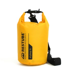 Restube Waterproof Drybag - Premium Quality for Ultimate Protection | Versatile and Spacious | Ideal for Travel, Hiking, Water Activities | 100% Waterproof and Durable, Yellow, 5 litres