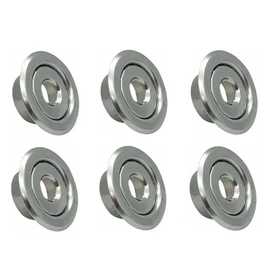 UCCKEYI Fire Sprinkler Head Escutcheon Plate Standard Cover Trim Ring Rosette Chrome (3/4" IPS -6Pcs)