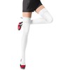 Romartex Opaque 80 Denier Microfibre Hold Ups Stockings, M, white