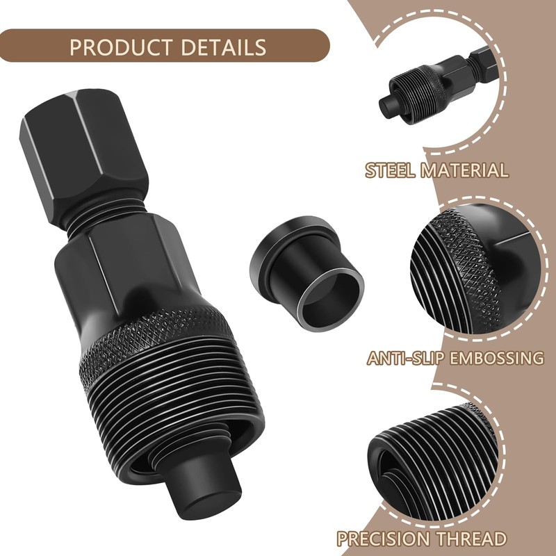 Syylqyr 1 Pcs Bike Crank Removal Tool, Crank Puller Tool