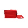 Set DE PAÑOS DE Microfibra Rojo 40X40 12 PZAS