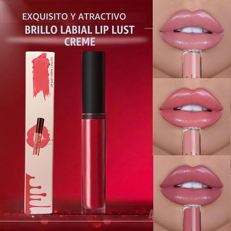 Labial Crema 12 colores hidratante y resistente al agua –