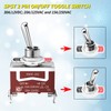 Joinfworld Toggle Switch 12V DC 125V SPST 2 Pin Waterproof