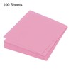 QUARKZMAN 100 Sheets Origami Paper Both Sides Pink 10 x