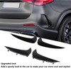 1 Pair Rear Bumper Spoiler Air Vent Cover Left Right