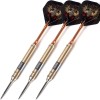 CUESOUL 21g/23g/25g Steel Tip Darts with Black Dart Case -