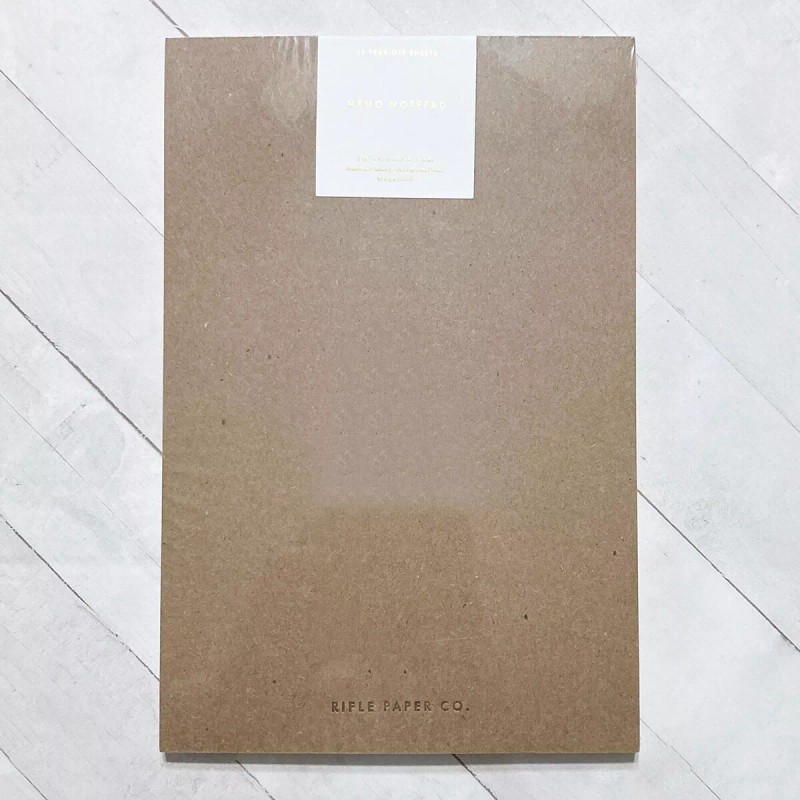 Rifle Paper Co Wildflowers Large Memo Notepad 9x6" Designer Floral