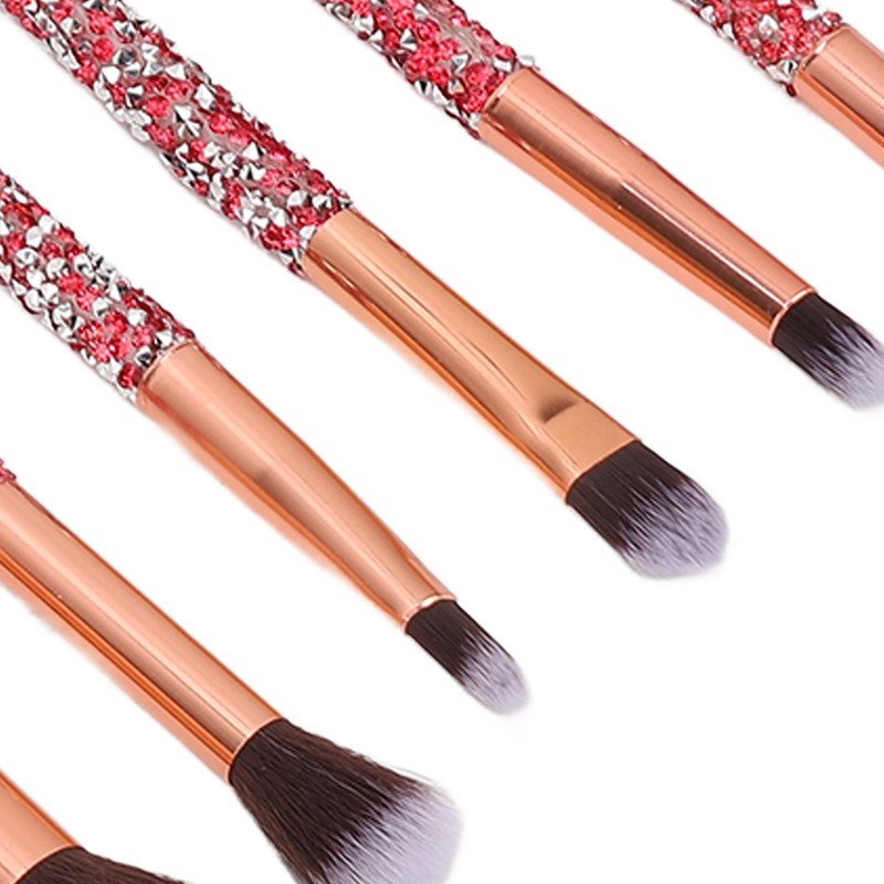 10pcs Makeup Brushes Set Soft Bristles Portable Cosmetics Tool Kits
