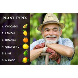 Gardenera 6-4-6 Citrus and Avocado Professional Fertilizer - Cultivate Vibrant Citrus and Avocado Trees with Expert Nutrition - 3 QUARTS