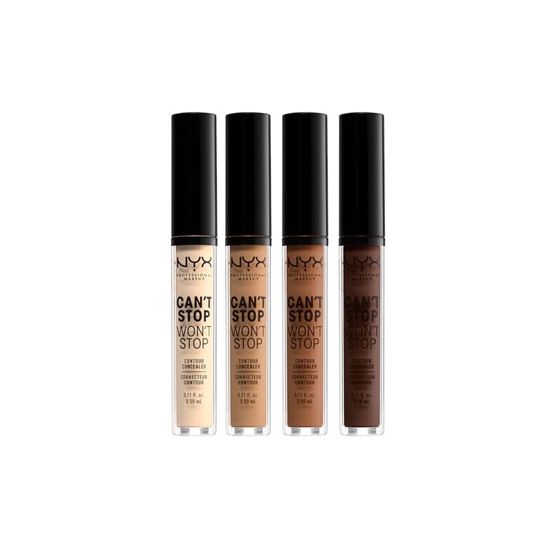 Nyx Professional Makeup Can't Stop Won't Stop Contour Concealer, Alabaster,