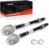 A-Premium 2 x Front Inner Tie Rod Ends, Compatible with