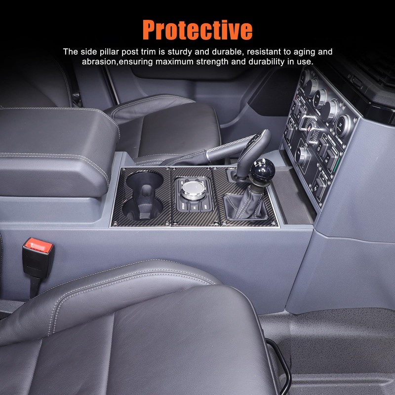 Tumukiw Car Center Console Panel Cover Trim Compatible with INEOS