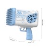 Bubble Blower 76 Holes Large Electric Bubble Shooting Toy with