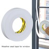 MILEQEE Single-Sided Adhesive Foam Tape EVA White, Multipurpose Sponge Sealing