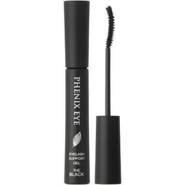 PHENIX EYE Eyelash Support Gel The Black Eyelash Coating Black Tint Volume & Curl Hold Eyelash Perm/Eyelash Extensions Compatible 8ml