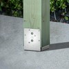 Simpson Strong-Tie ABU66Z ABU ZMAX Galvanized Adjustable Standoff Post Base