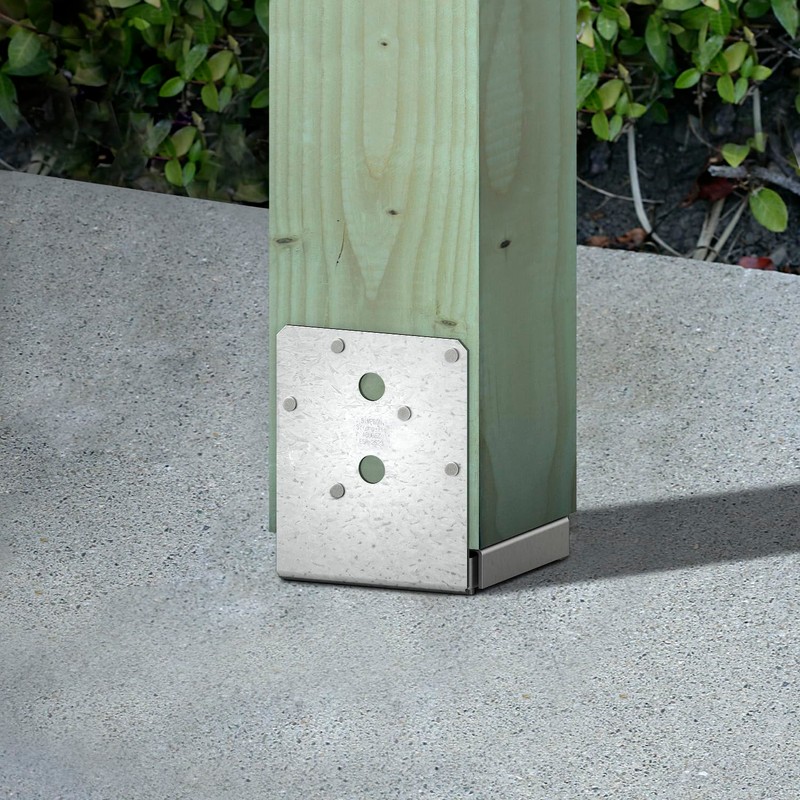 Simpson Strong-Tie ABU66Z ABU ZMAX Galvanized Adjustable Standoff Post Base